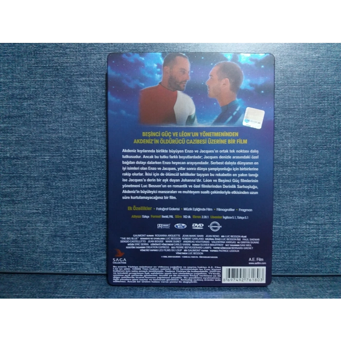 DERİNLİK SARHOŞLUĞU BIG BLUE DVD (METAL KUTU-2 DISK)