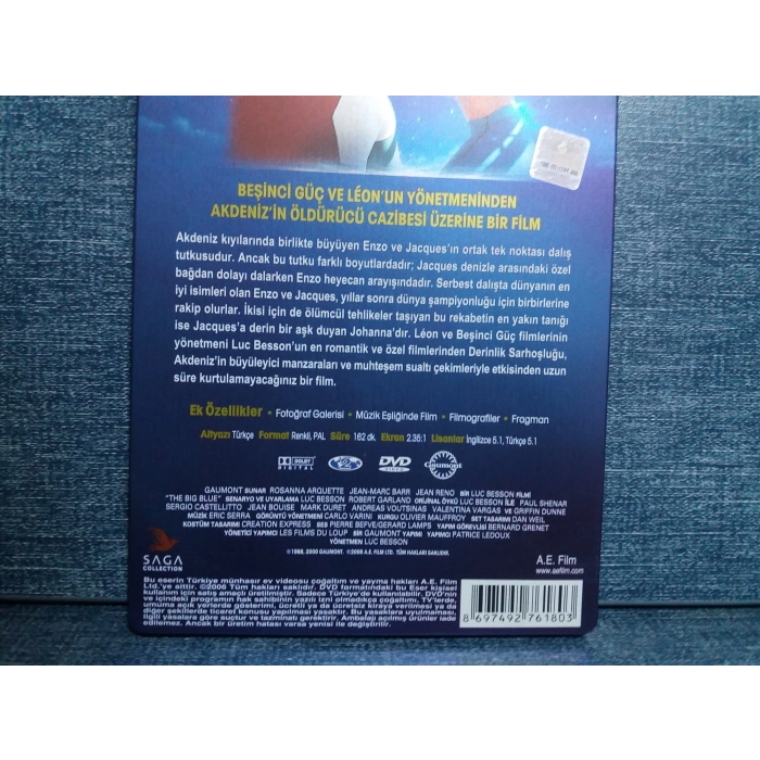 DERİNLİK SARHOŞLUĞU BIG BLUE DVD (METAL KUTU-2 DISK)