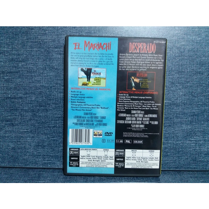 DESPERADO BANDERAS EL MARIACHI DVD FİLM