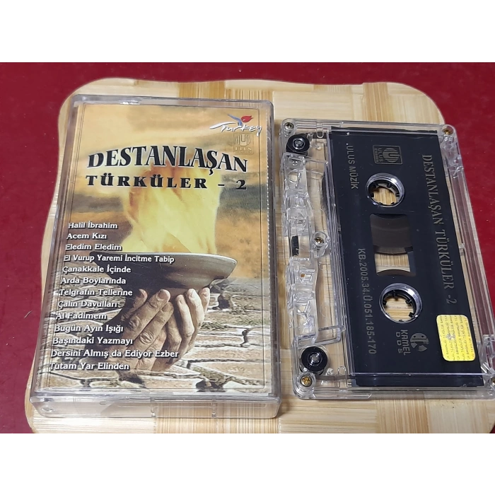 DESTANLAŞAN TÜRKÜLER 2  MÜZİK KASET