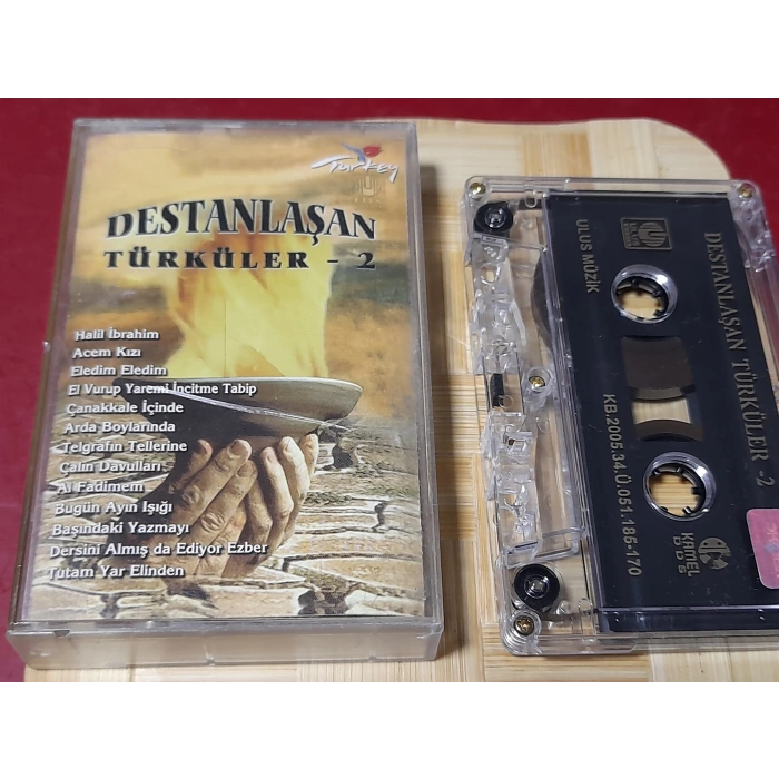 DESTANLAŞAN TÜRKÜLER MÜZİK KASET