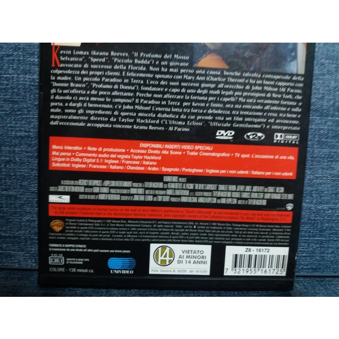 DEVILS ADVOCATE DVD FİLM ( İngilizce - SnapCase )