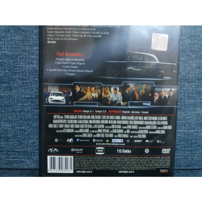 DEVRİM ARABALARI DVD FİLM