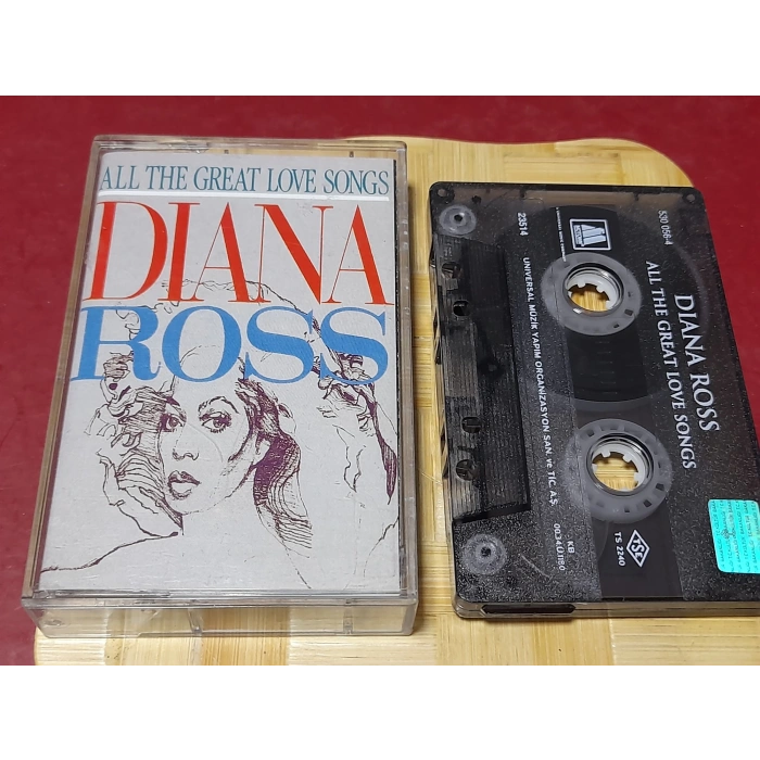 DIANA ROSS ALL GREAT LOVE SONGS MÜZİK KASET