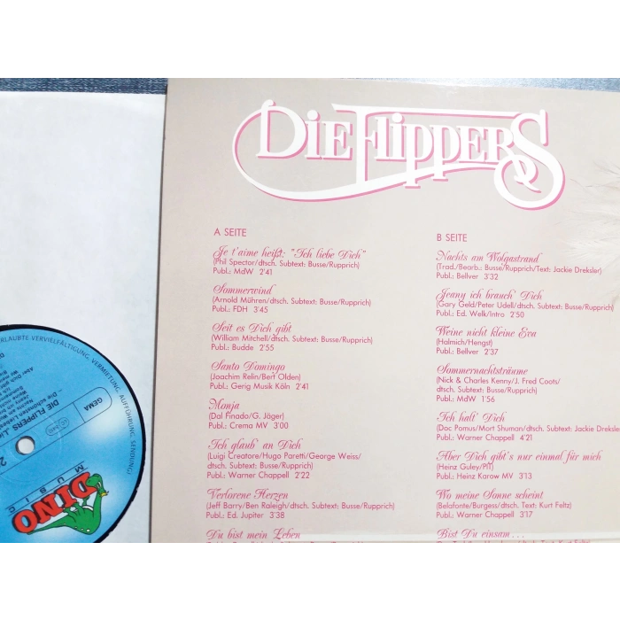 DIE FLIPPERS DIE SCHONSTEN DER WELT MUSIC LP