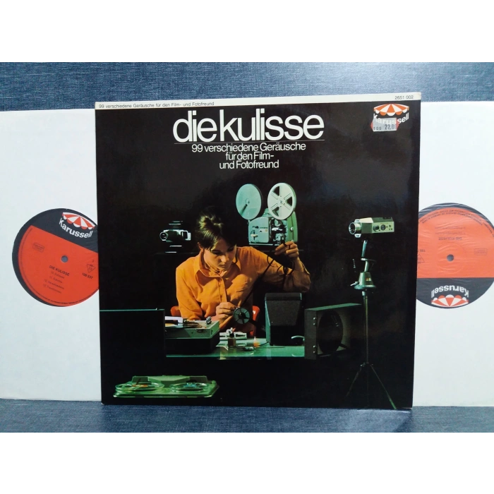 DIE KULISSE 99 ÇEŞİTLİ FILM MÜZİK SES  MUSIC 2 LP
