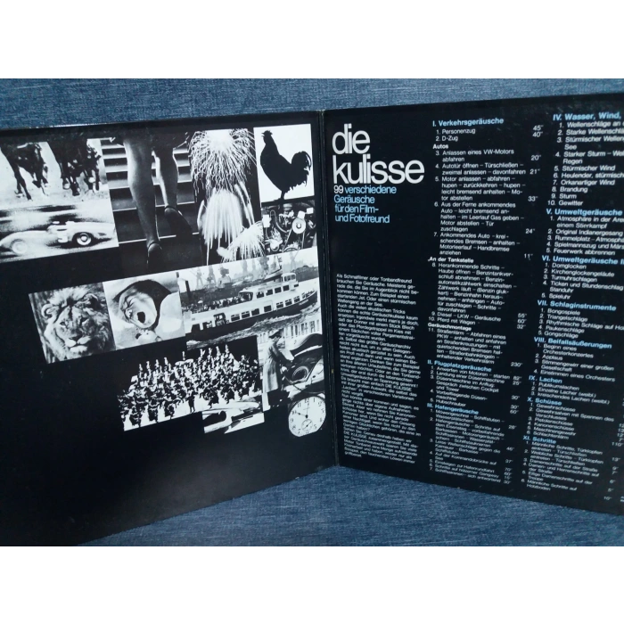 DIE KULISSE 99 ÇEŞİTLİ FILM MÜZİK SES  MUSIC 2 LP