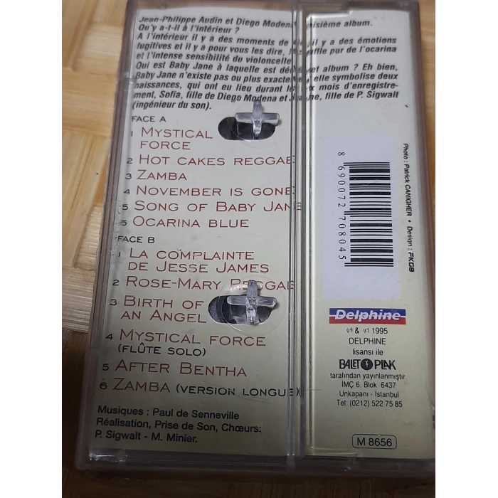 DIEGO MODENA J.AUDIN SONGS FOR BABY JANE MÜZİK KASET