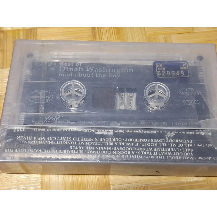 DINAH WASHINGTON MAD ABOUT THE BOY MÜZİK KASET
