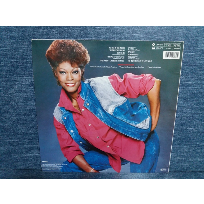 DIONNE WARWICK WITHOUT YOUR LOVE MUSIC LP