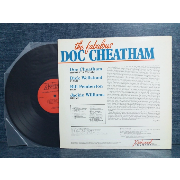 DOC CHEATHAM THE FABULOUS MUSIC LP