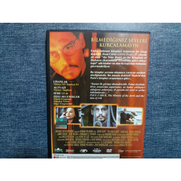 DOKUZUNCU KAPI DVD FİLM