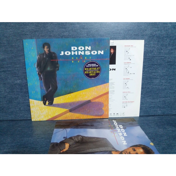DON JOHNSON HEART BEAT MUSIC LP