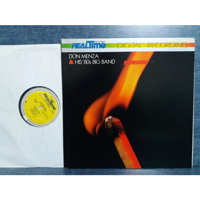 DON MENZA HIS 80S  BIG BAND BURNIN LP