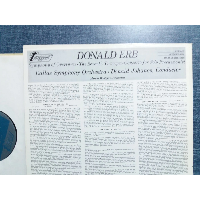 DONALD ERB SYMPHONY OF OVERTURES LP