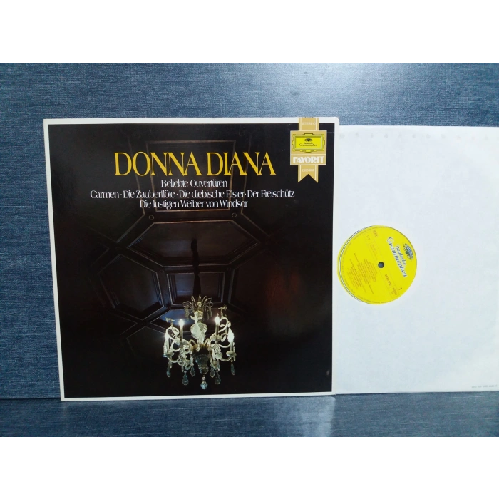 DONNA DIANA OVERTUREN CARMEN ZAUBERFLÖTE MUSIC LP