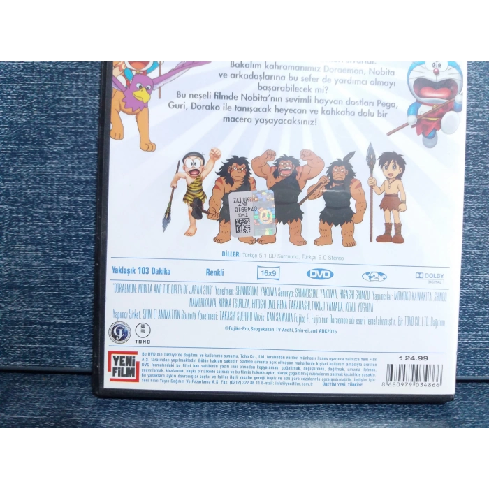 DORAEMON TAŞ DEVRİ MACERASI DVD FİLM