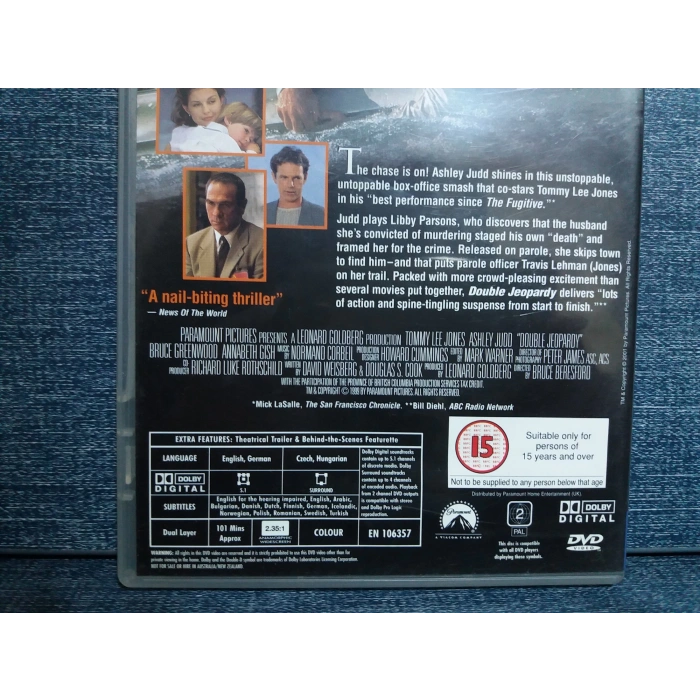 DOUBLE JEOPARDY DVD FİLM ( Tr Altyazı )