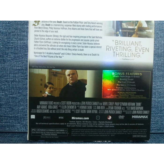 DOUBT DVD FİLM (İNGİLİZCE)