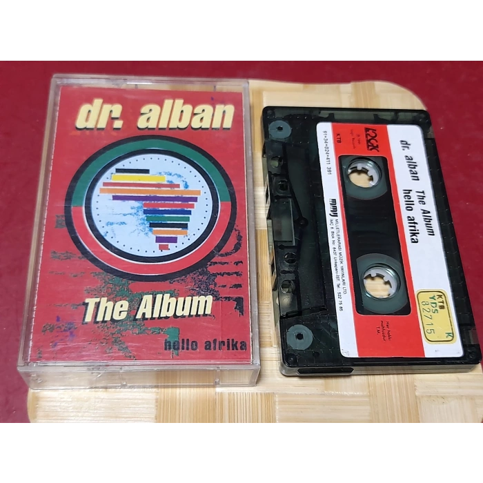 DR ALBAN THE ALBUM HELLO AFRIKA MÜZİK KASET