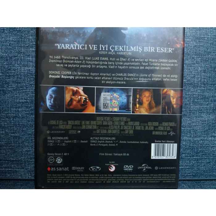 DRACULA BAŞLANGIÇ DVD FİLM