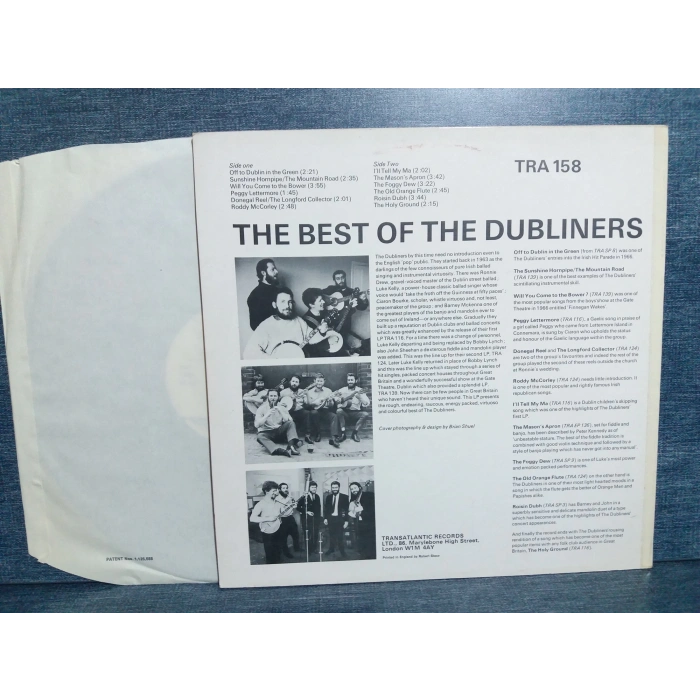 DUBLINERS THE BEST OF MUSIC LP