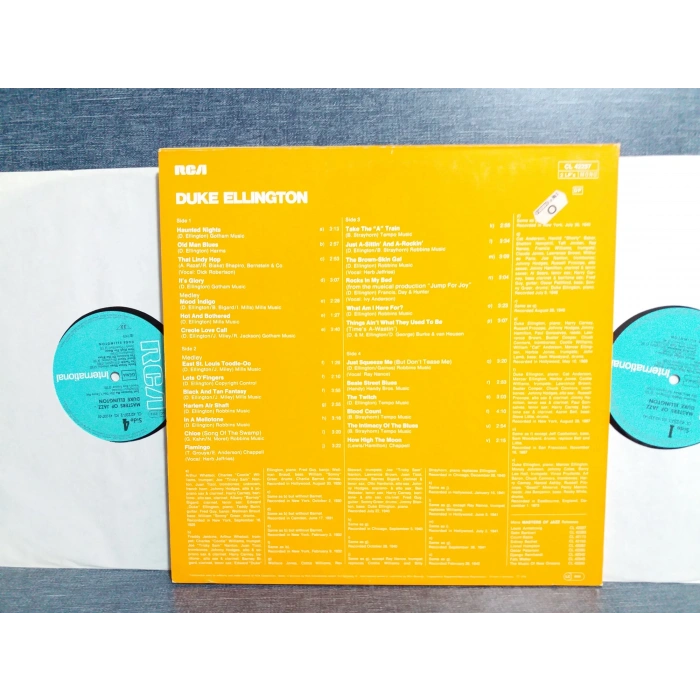 DUKE ELLINGTON MASTER OF JAZZ 2 LP