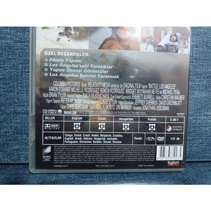 DÜNYA İSTİLASI LOS ANGELOS SAVAŞI DVD FİLM