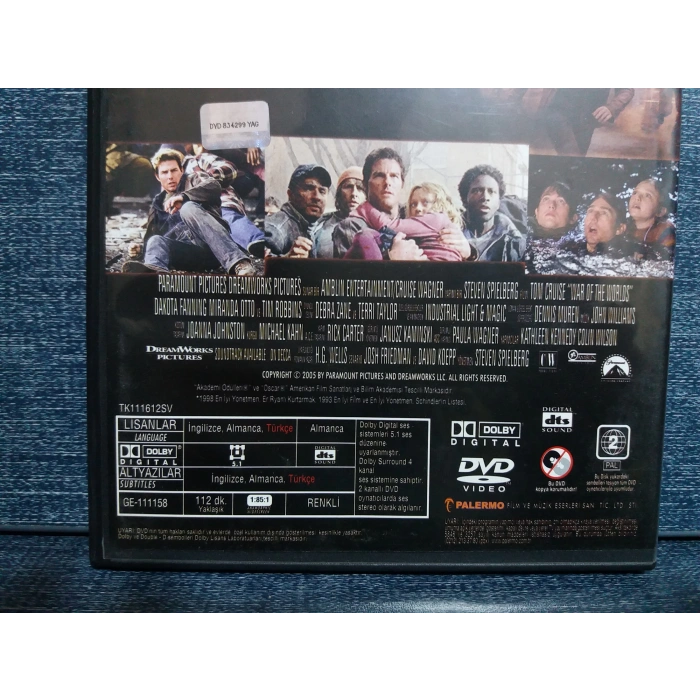DÜNYALAR SAVAŞI DVD FİLM