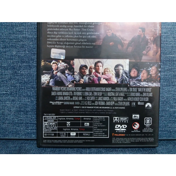 DÜNYALAR SAVAŞI DVD FİLM