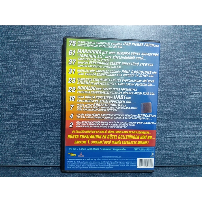 DÜNYANIN EN GÜZEL 100 GOLÜ DVD FİLM