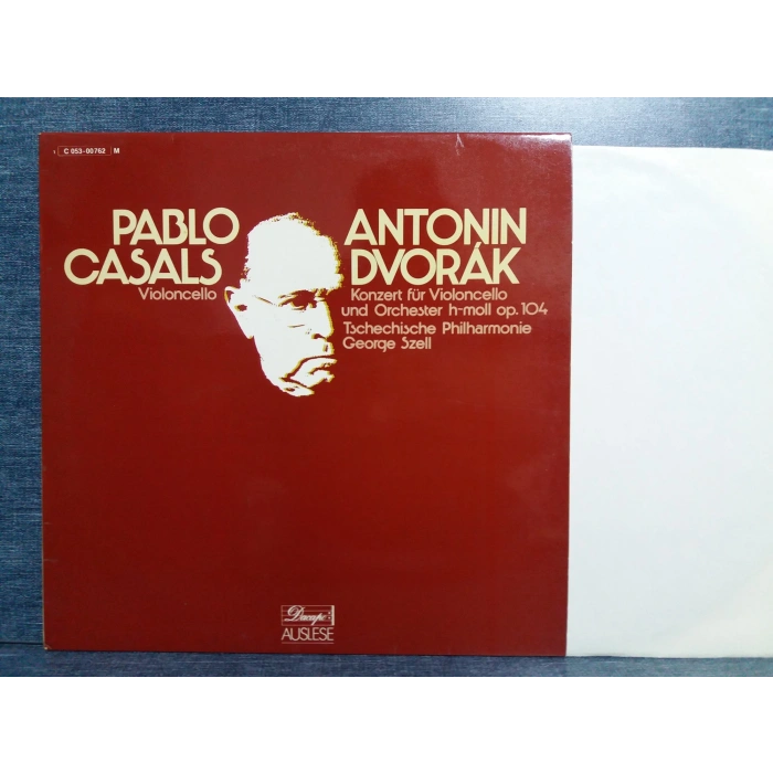 DVORAK VIOLONCELLO PABLO CASALS  MUSIC LP