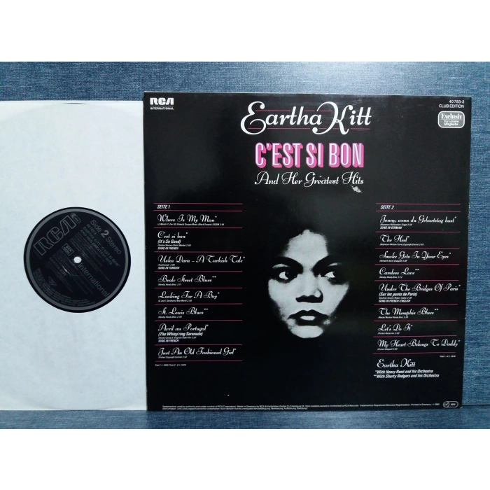 EARTHA KITT CEST SI BON MUSIC LP