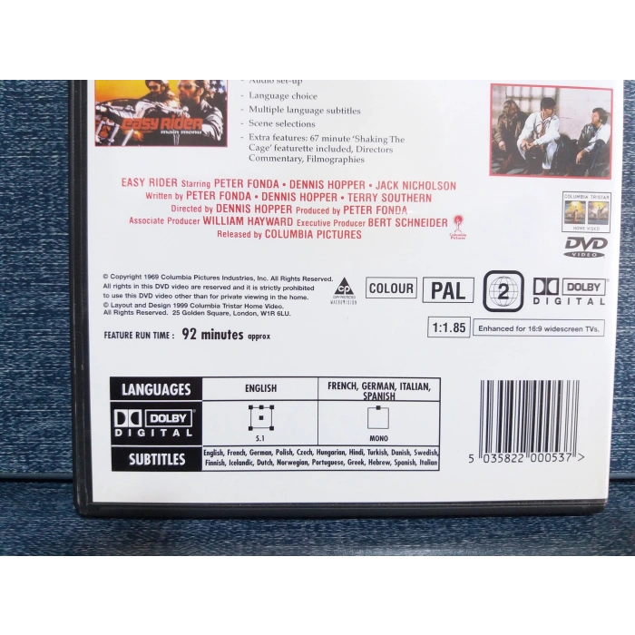 EASY RIDER  DVD FİLM