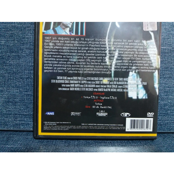 ED GEIN DVD FİLM