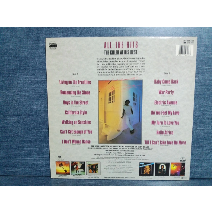 EDDY GRANT ALL THE HITS  LP