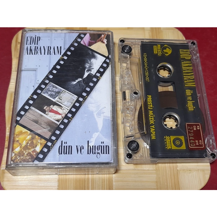 EDİP AKBAYRAM DÜN VE BUGÜN MÜZİK KASET