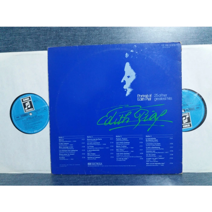 EDITH PIAF 25 OF THE GREATEST MUSIC 2 LP