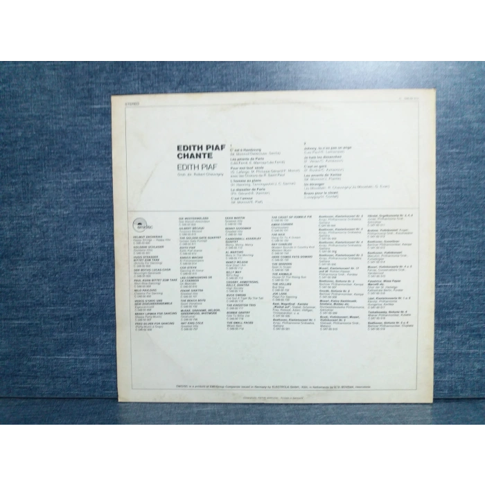 EDITH PIAF CHANTE MUSIC LP