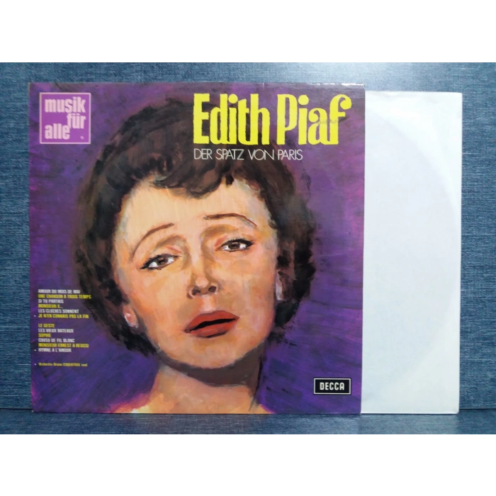 EDITH PIAF DER SPATZ VON PARIS MUSIC LP