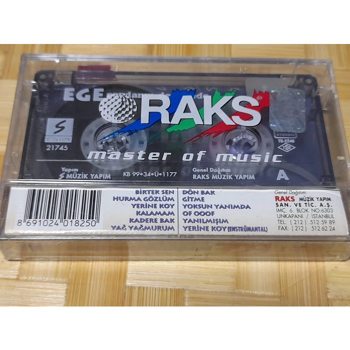 EGE SEVDANIN DENİZİNDE MÜZİK KASET