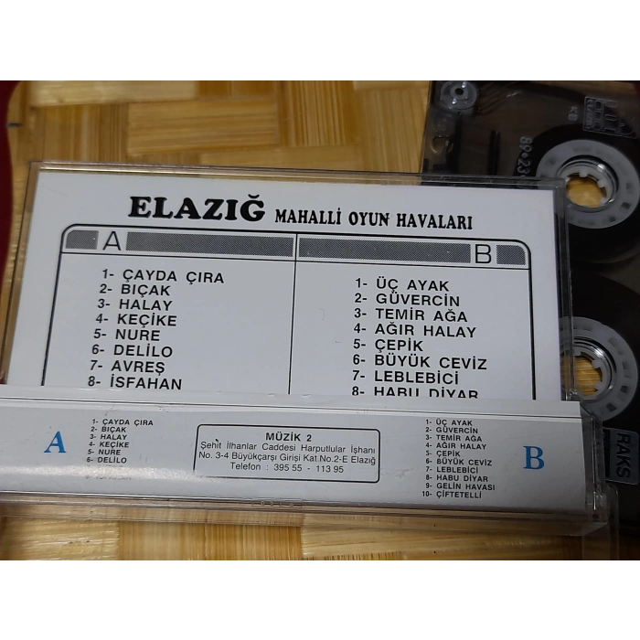 ELAZIĞ OYUN HAVALARI MÜZİK KASET