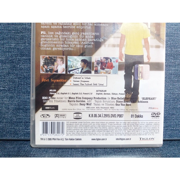 ELEPHANT FİL DVD FİLM