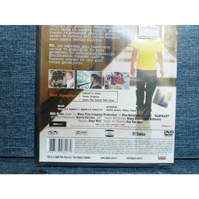ELEPHANT FİL DVD FİLM (SIFIR)