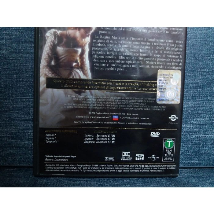 ELIZABETH DVD FİLM (İNGİLİZCE)