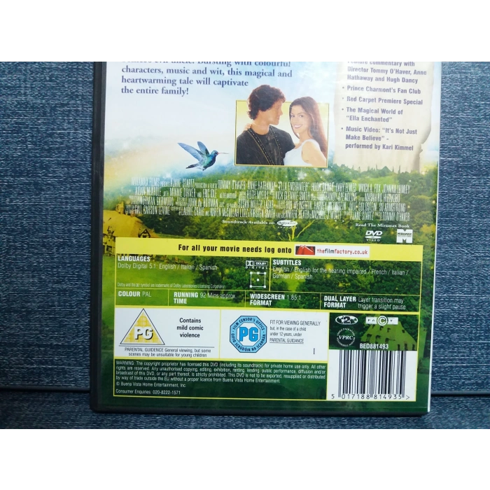 ELLA ENCHANTED DVD FİLM (İNGİLİZCE)
