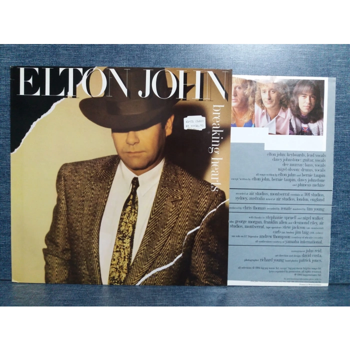 ELTON JOHN BREAKING HEARTS LP