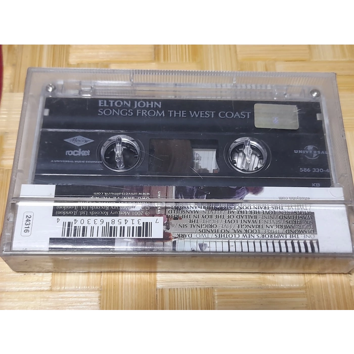 ELTON JOHN SONGS FROM THE WEST COAST MÜZİK KASET