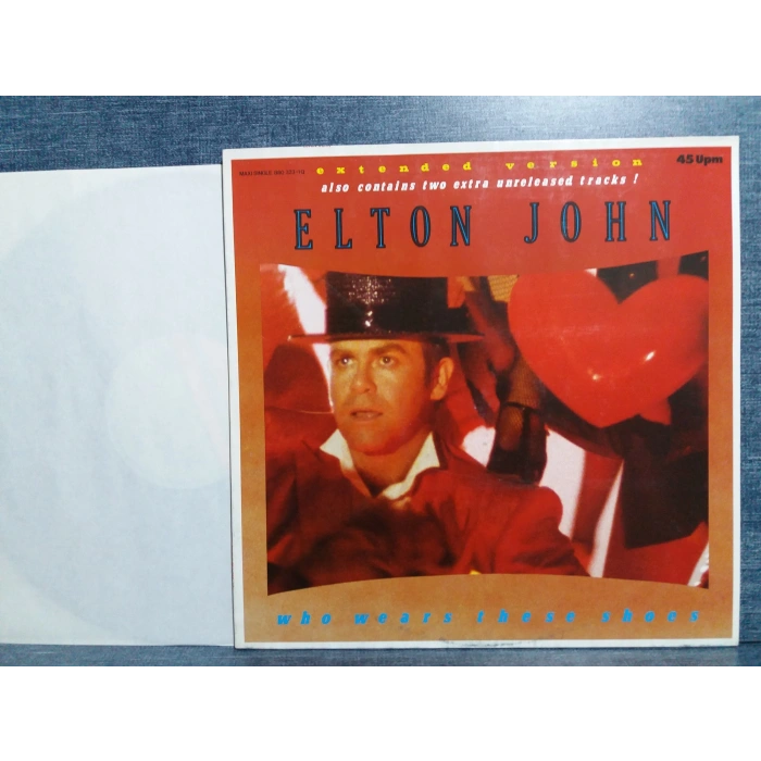 ELTON JOHN WHO WEARS GPAPEVINE TORTURED MAXI LP