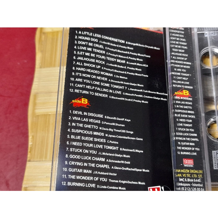 ELVIS 24 SUPER HITS  MÜZİK KASET